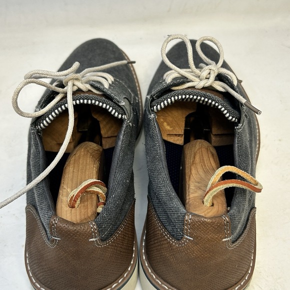 Nunn Bush Barklay Canvas‎ Oxford Shoes Sneakers Men's 11 Comfort Gel Round Toe - Picture 8 of 9